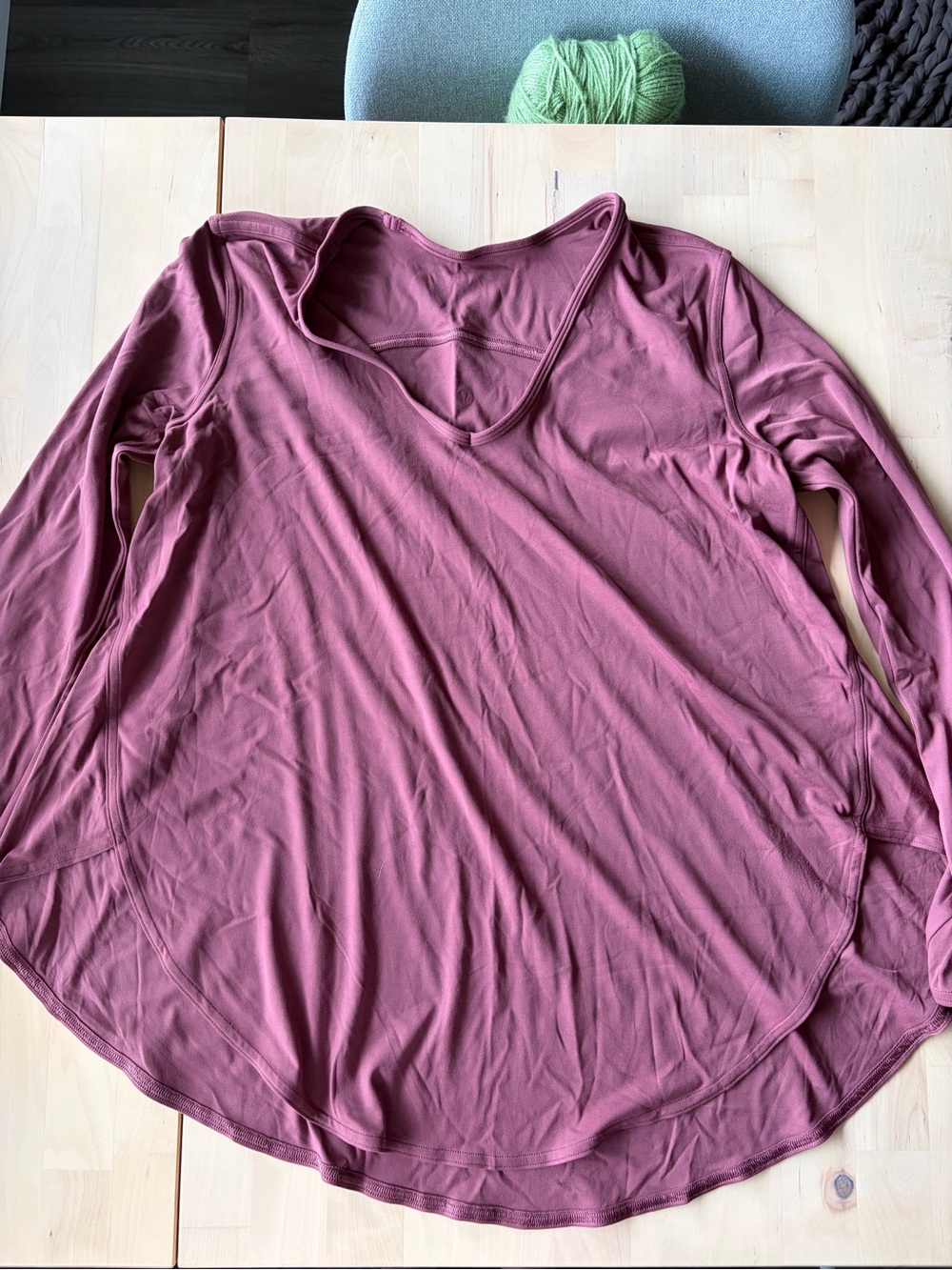 lululemon athletica Long Sleeve V-Neck Tunic - Mauve